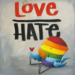 Fabio Napoleoni Fabio Napoleoni Love Over Hate (OE) (Gallery Wrapped)